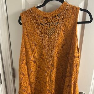 Torrid size 2 Mustard Lace Dress